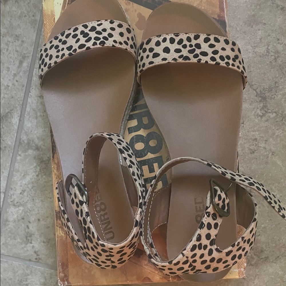 Leopard Print Women's Sandals